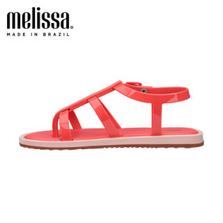 Melissa梅丽莎Caribe Verao +Salinas简约罗马低跟凉鞋32326 粉色/红色 39