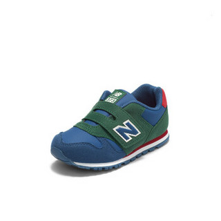 New Balance NB童鞋 小童男女童鞋 儿童魔术贴复古鞋运动鞋KV373 KV373PKI/轻柔粉 22.5