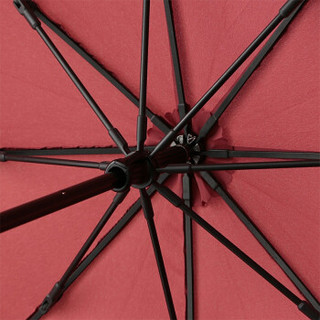 MUJI 2种折法 折叠伞 黑色 UMB53cm