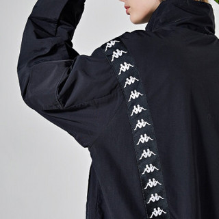 Kappa卡帕BANDA 串标情侣男女开衫夹克外套 新款|KPARCJJ45M 黑色-990 M