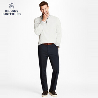 Brooks Brothers/布克兄弟男士直筒版型长裤休闲西裤弹力 4004-藏青色 3434