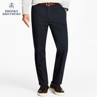 Brooks Brothers/布克兄弟男士直筒版型长裤休闲西裤弹力 4004-藏青色 3434