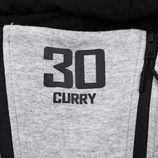 NBA探索系列球员版 勇士队库里 男子 设计款防风连帽夹克外套 图片色 XL