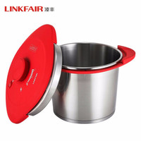 LINKFAIR 凌丰 不锈钢无蒸格压力锅 6L