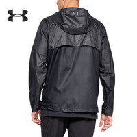 Under Armour 安德玛官方 UA男子 Windbreaker 户外运动夹克-1325784 黑色001 L