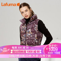 LAFUMA乐飞叶羽绒服马甲户外女士2019冬季鹅绒保暖时尚外套LFVE9CY99 深酒红色R4 165/84A(38)