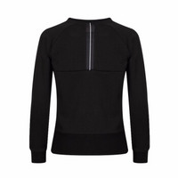 ASICS亚瑟士 新款印花圆领衫女运动卫衣  2032A689-002 黑色 XL