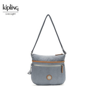 Kipling凯浦林女包新款K18799清新手提包单肩背包 怀旧浅蓝色