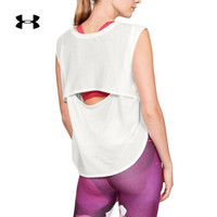 Under Armour 安德玛官方 UA女子 Breathe 运动背心-1328822 白色112 XS