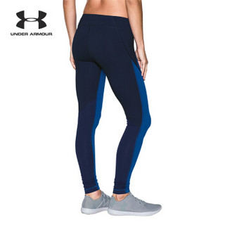 Under Armour 安德玛官方 UA女子 ColorBlock运动紧身裤-1292272 蓝色400 M