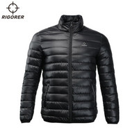 准者新款 冬季保暖外套    短款羽绒服 纯正黑 2XL(185-190cm)