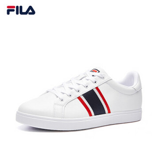 FILA 斐乐官方 男板鞋经典款2019 HERITAGE-FHT系列 白色-WT 42