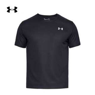 Under Armour 安德玛官方 UA男子Speed Stride运动短袖T恤-1326564 黑色001 XXL