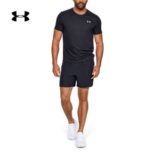 Under Armour 安德玛官方 UA男子Speed Stride运动短袖T恤-1326564 黑色001 XXL