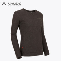 巍德（VAUDE）2019秋季新款户外运动女款卫衣简约保暖舒适休闲骑行套头卫衣女1748082 黑色 XS