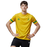 Kappa卡帕 男款运动短袖休闲T恤夏季半袖|K0812TD16H 黄色-252 M