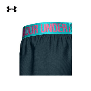 安德玛官方 UA Play Up 女童 运动短裤 Under Armour-1341127 墨绿色431 童XS