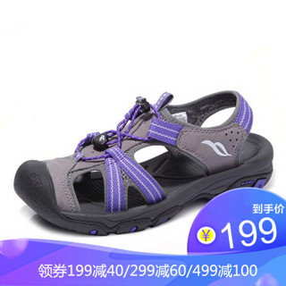 日高（NIKKO） 户外女士包头防滑沙滩鞋夏季护趾凉鞋 BS-5227004 004紫 35