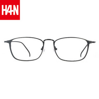HAN 汉 纯钛近视眼镜框架81867+1.60非球面防蓝光镜片
