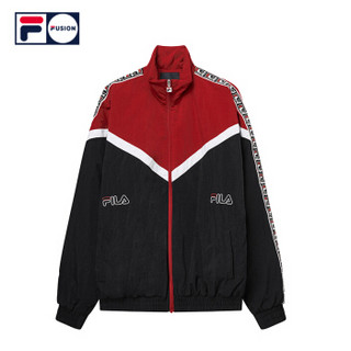 FILA （斐乐）2019  FUSION系列外套男春季新款运动休闲外套立领串标棉服 暗红-RD 175/96A/L