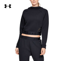 安德玛官方UA Move Light Crop女子连帽卫衣 Under Armour-1328943 黑色001 L