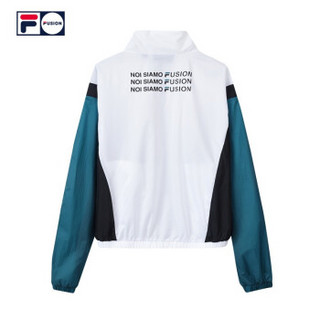 FILA FUSION 斐乐 男子外套 2019夏季新款潮流梭织外套 标准白-WT 180/100A/XL