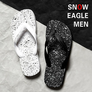 snow eagle men S-01 男士个性人字拖