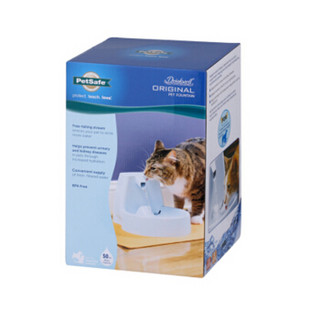 贝适安（PetSafe）Drinkwell猫咪狗狗自动饮水机宠物智能循环喷泉喝水饮水器 铂金版5L