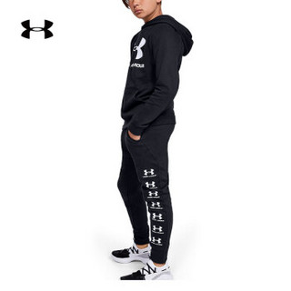 安德玛官方 UA Rival Joggers 男童运动长裤 Under Armour-1343278 黑色001 童XS