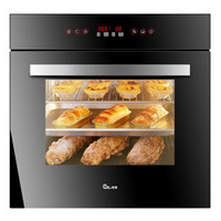 德普（Depelec） 嵌入式烤箱家用多功能电烤箱60L大容量镶入式 807EB