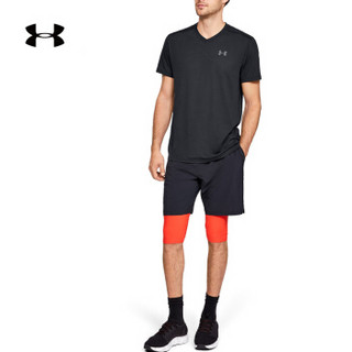 Under Armour 安德玛官方UA男子 Streaker 运动短袖T恤-1283380 黑色003 L