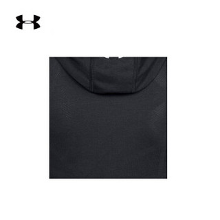 Under Armour 安德玛官方 UA女子 Microthread 运动连帽卫衣-1317308 黑色001 L