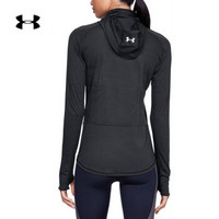 Under Armour 安德玛官方 UA女子 Microthread 运动连帽卫衣-1317308 黑色001 L