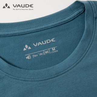 巍德（VAUDE）2019秋季男款图案舒适透气长袖T恤 灰蓝 L