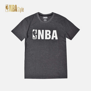 NBA STYLE潮流服饰 NBA夏季男女共用款圆领短袖T恤衫 图片色 M