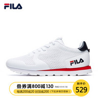 FILA 斐乐官方 TENDER/轻柔 女子跑鞋 2019夏季新品复古优雅跑鞋 白色A-WT 38.5