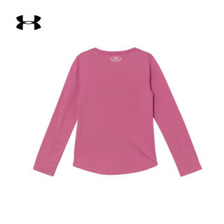 安德玛官方 UA Star Squad 女小童运动长袖T恤 Under Armour-1351372 粉色669 5