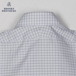 Brooks Brothers/布克兄弟男士19秋冬新品免烫修身休闲正装衬衫 0002-灰色 16/H/4