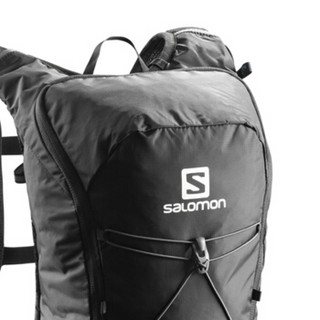 Salomon 萨洛蒙男女款户外越野跑背包  AGILE 12 SET 黑色401633 20升以下