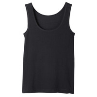 无印良品 無印良品 MUJI 女式 棉保暖 背心 黑色 S