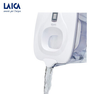 莱卡LAICA原装进口J81A滤水壶3.7L净水壶自来水过滤壶家用饮水壶净水器直饮通用 J81AA白色一壶六芯