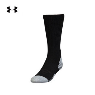 Under Armour 安德玛官方 UA中性 Tech 运动袜 - 3双装-1312341 黑色001 L(175/96A)