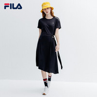 FILA 斐乐官方White Line系列 女子连衣裙 2019夏季新款女装 传奇蓝-NV 175/92A/XL