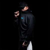 MSGD秋季运动卫衣男健身户外跑步休闲潮流 Fortitude Black 坚毅黑 XL(现货开售)