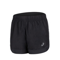 ASICS亚瑟士运动短裤女健身跑步LITE-SHOW 4IN短裤 142576-0904 黑色 XL