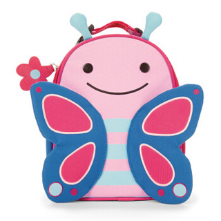 SKIP HOP儿童保温午餐包/野餐包可爱动物园手提餐袋3岁以上美国 蝴蝶