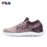 （3.13预售）FILA 斐乐官方 女运动鞋 PERFORMANCE-FPF系列 银粉色/酱紫色-PU 39