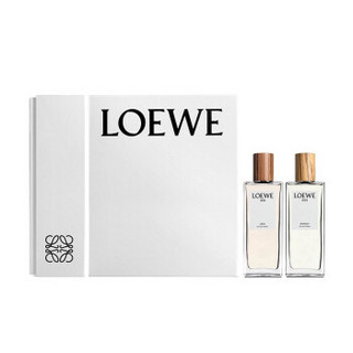 艺人婚礼伴手礼 罗意威（LOEWE） 001淡香水 事后清晨香氛男香女香 50ml套装（001男士+001女士）