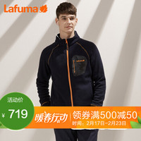 LAFUMA乐飞叶男款户外旅行轻便保暖抓绒衣冲锋衣内胆 LMJA8CR80 灰蓝色N5 54（185/108A）