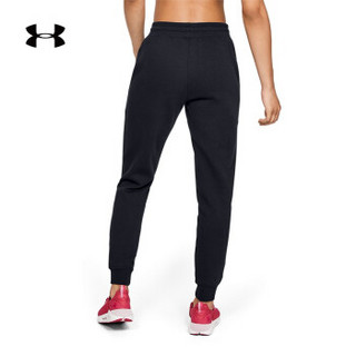 安德玛官方UA Favorite Fleece女子运动长裤Under Armour1349089 黑色001 S